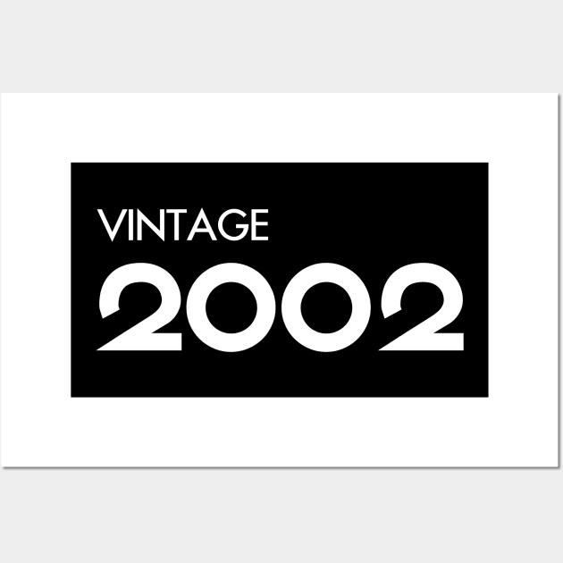 Vintage 2002 Gift 18th Birthday Party Wall Art by Damsin